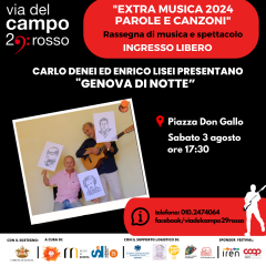 Carlo denei ed enrico lisei presentano genova di notte